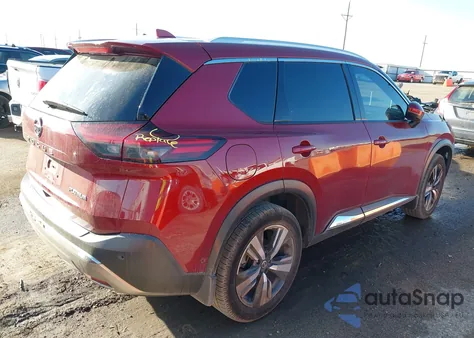2021 Nissan Rogue Platinum Fwd из США, поврежденный, VIN JN8AT3DC9MW102079